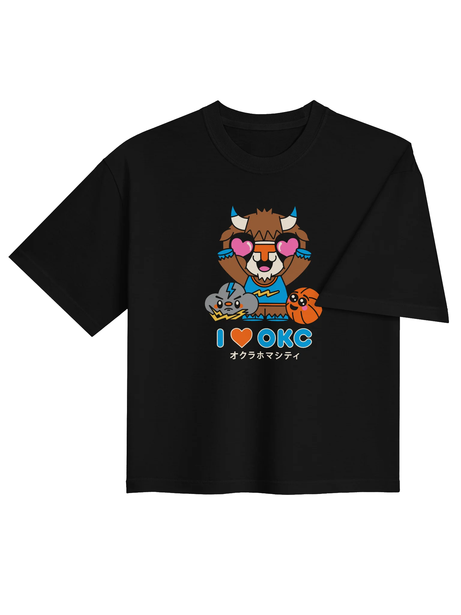I Heart OKC Kawaii Women's Boxy Tee product image (4)
