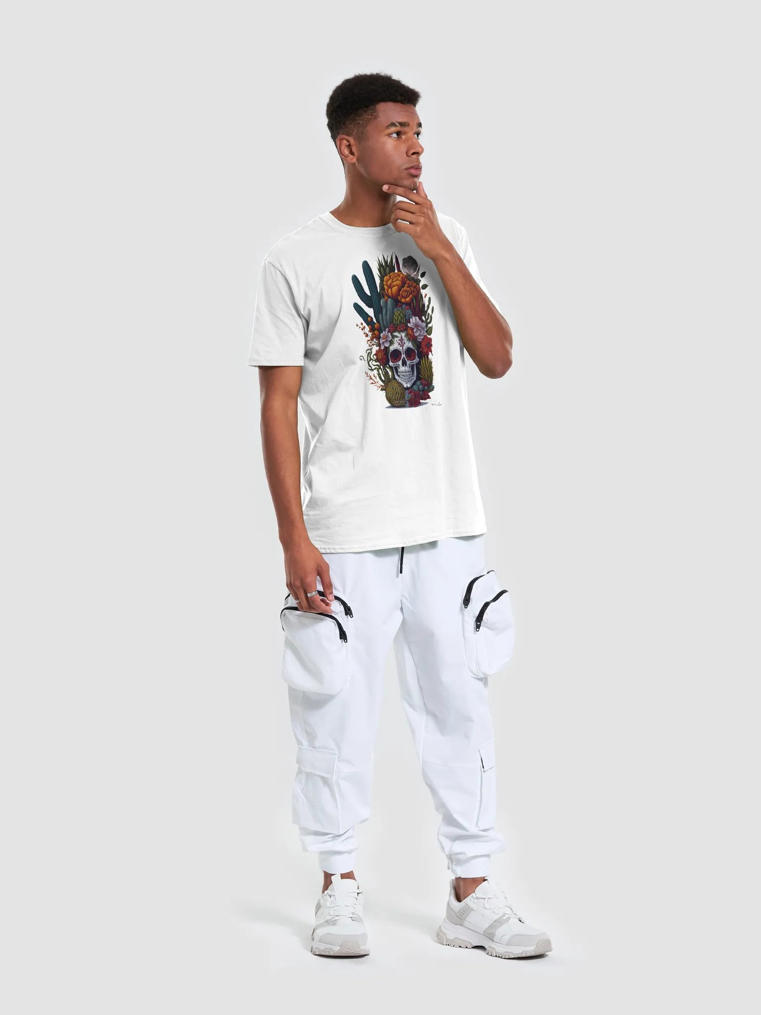 Desert Bloom Skull T-Shirt product image (5)