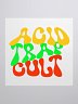 ACIDTRAPCULT Kiss-Cut Stickers