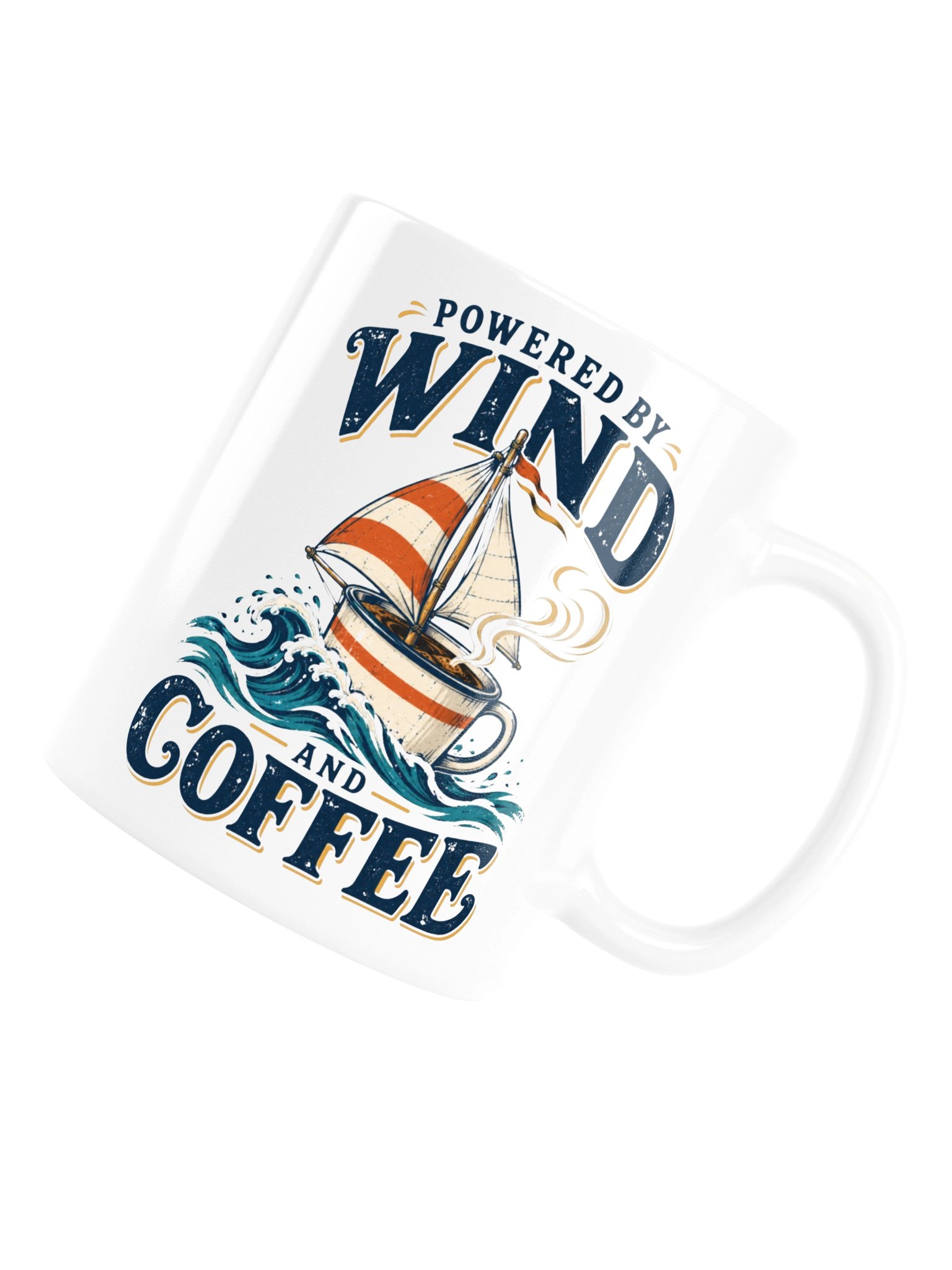 Powered by Wind and Coffee Mug product image (6)