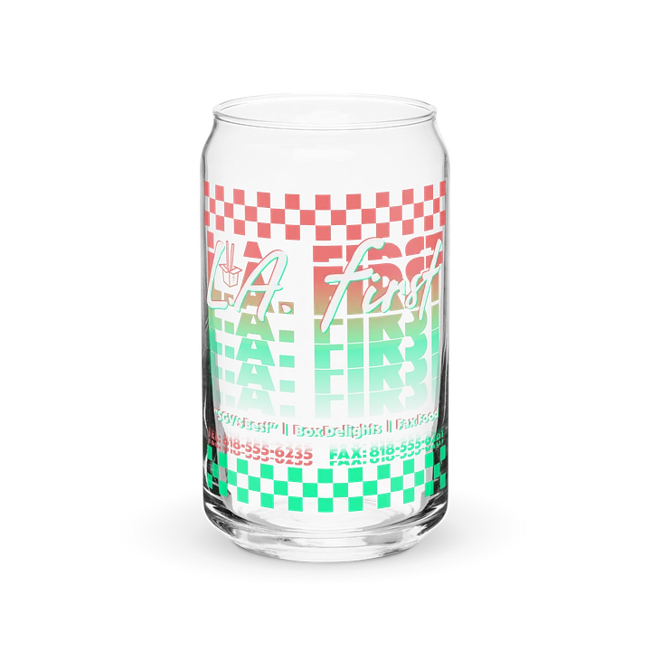LA First (Crowded) Glass Mug product image (2)