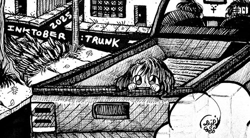 👻 INKTOBER 2025 🎃 DAY 14: Trunk ✨️

🗒Title: 