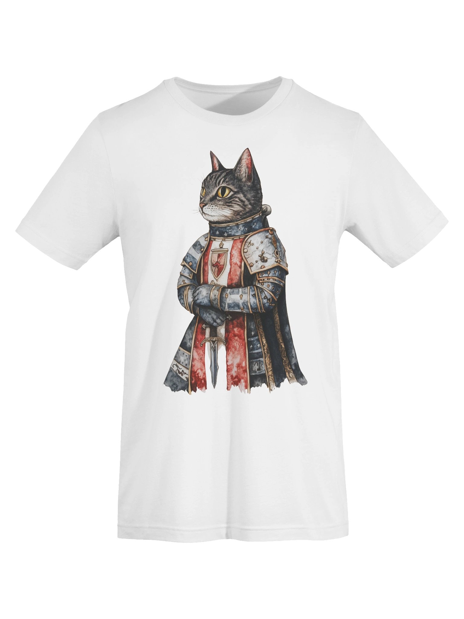 Noble Knight Cat T-Shirt product image (55)