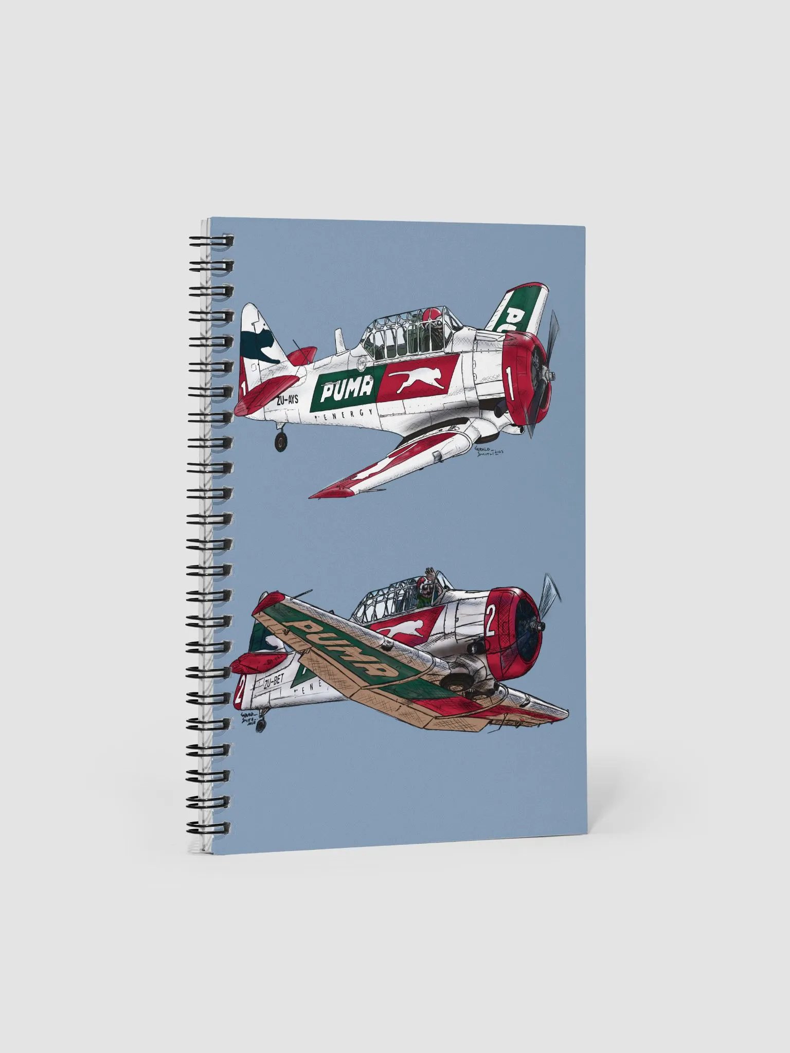 Skyward Spirits Collection Notebook 5 Perfect Gift for Pilots & Enthusiasts Sketching Doodling Journals product image (1)
