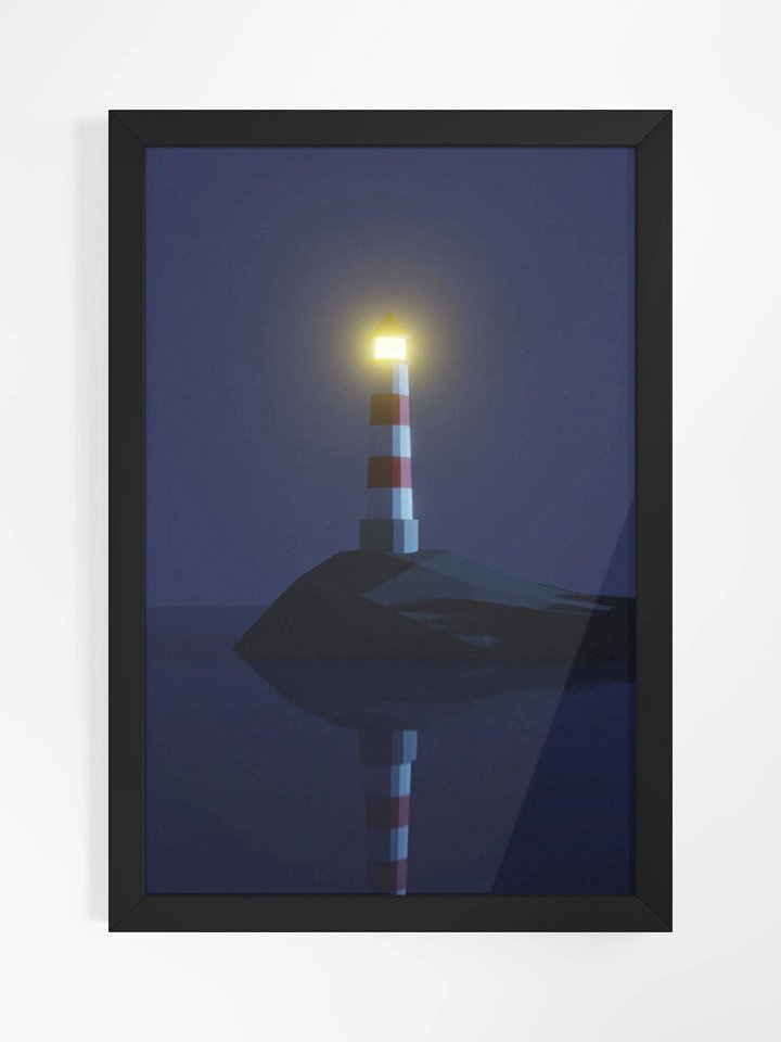 LowPloy Lighthouse Print product image (2)
