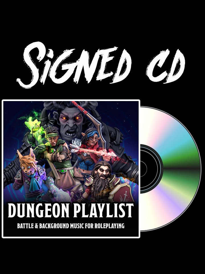 Signed CD - Dungeon Playlist product image (1)