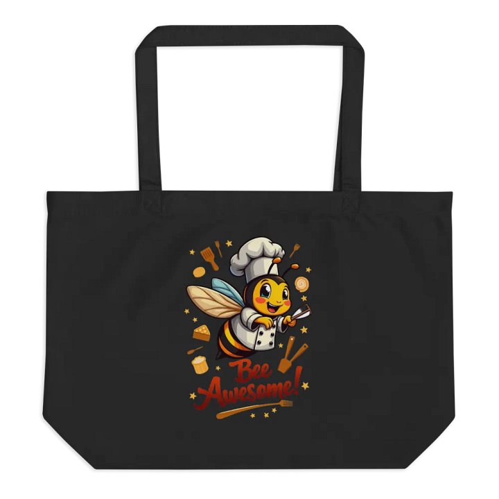 Bee Awesome! Eco-Friendly Chef Bee Tote product image (1)