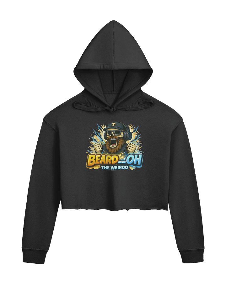 Beard__Oh Fleece Crop Hoodie product image (1)