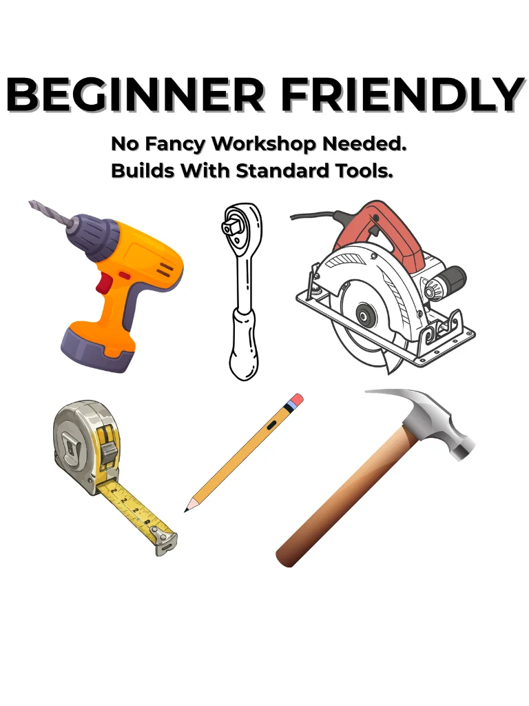 2 Person Picnic Table: DIY Build Plans & Construction Guide product image (6)