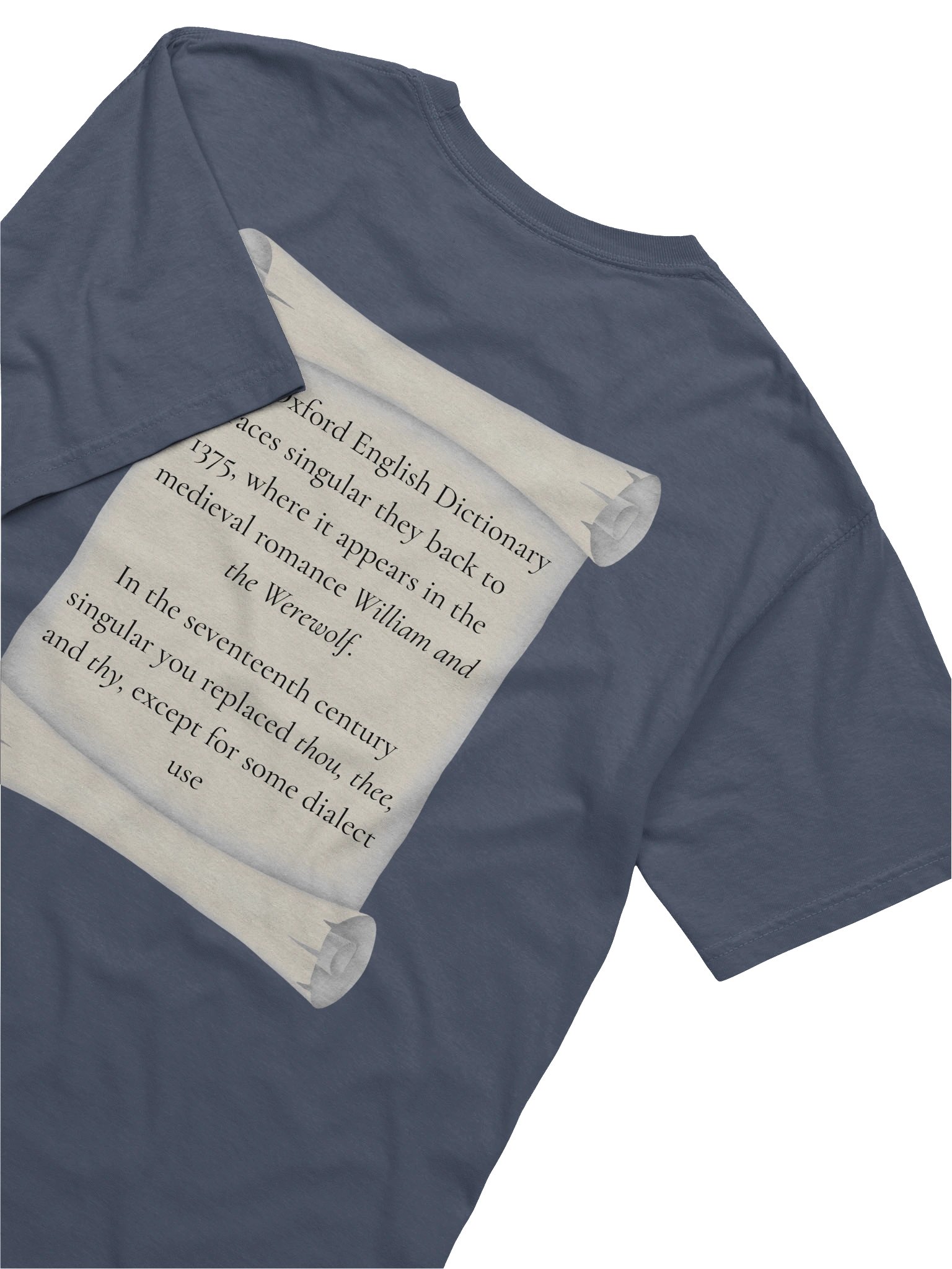 Singular they (printed front & back) product image (6)
