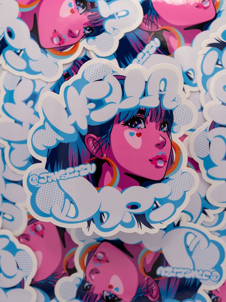 HELLA DOPE 4" Vinyl Sticker product image (1)