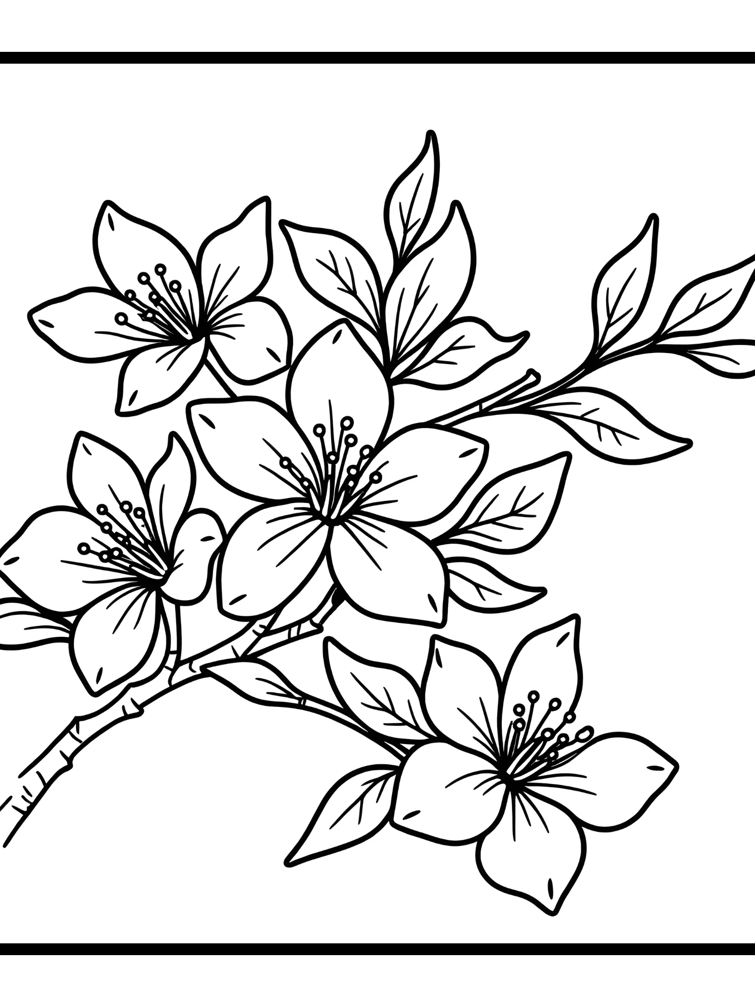Free Spring Coloring Pages for Kids product image (5)