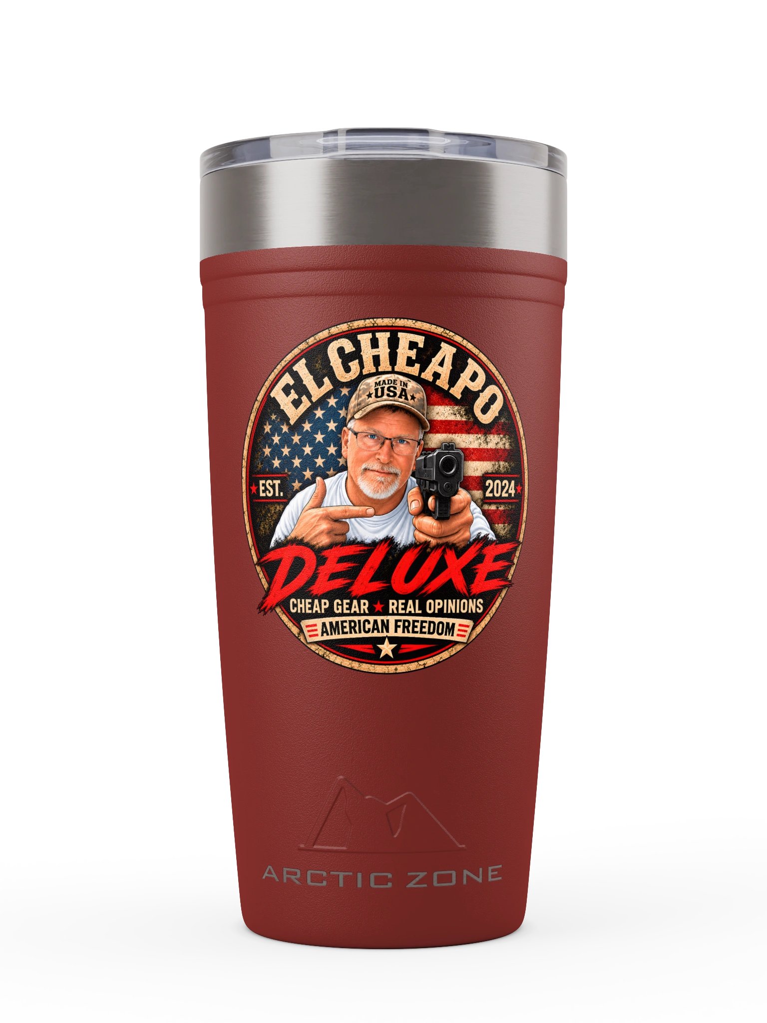 El Cheapo Deluxe - 20 oz. Badge Tumbler product image (17)