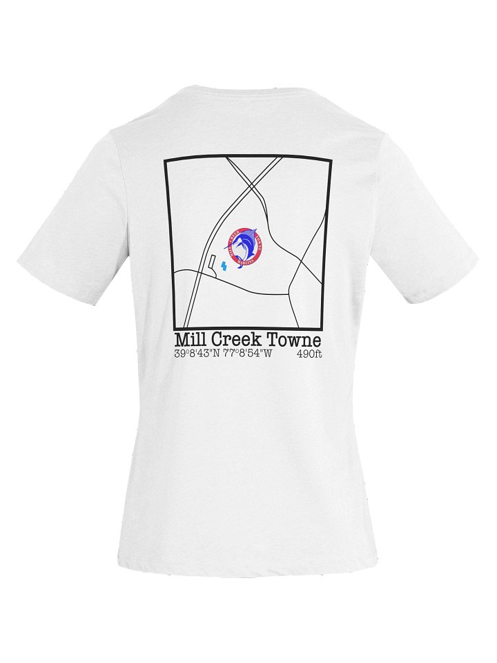 This Is Our House Map Back Ladies V-Neck product image (1)