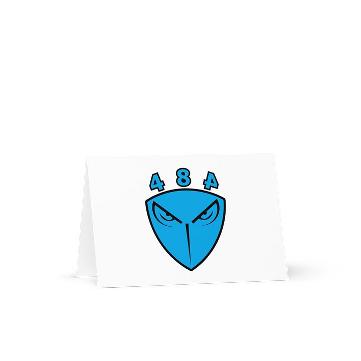 484 Face Logo 4x6 Greeting Card product image (1)