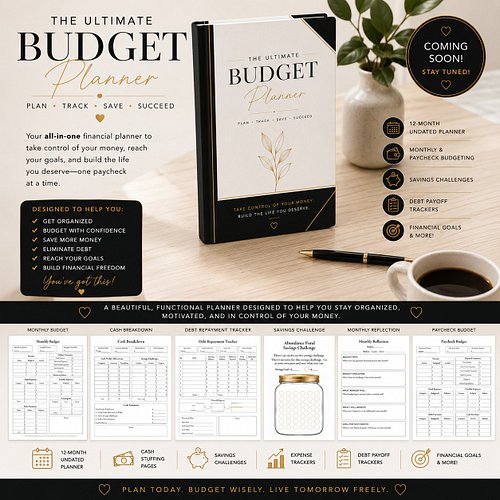 ✨ Your financial goals don't happen by chance they happen by plan. ✨

Meet The Ultimate Budget Planner your all-in-one financ...