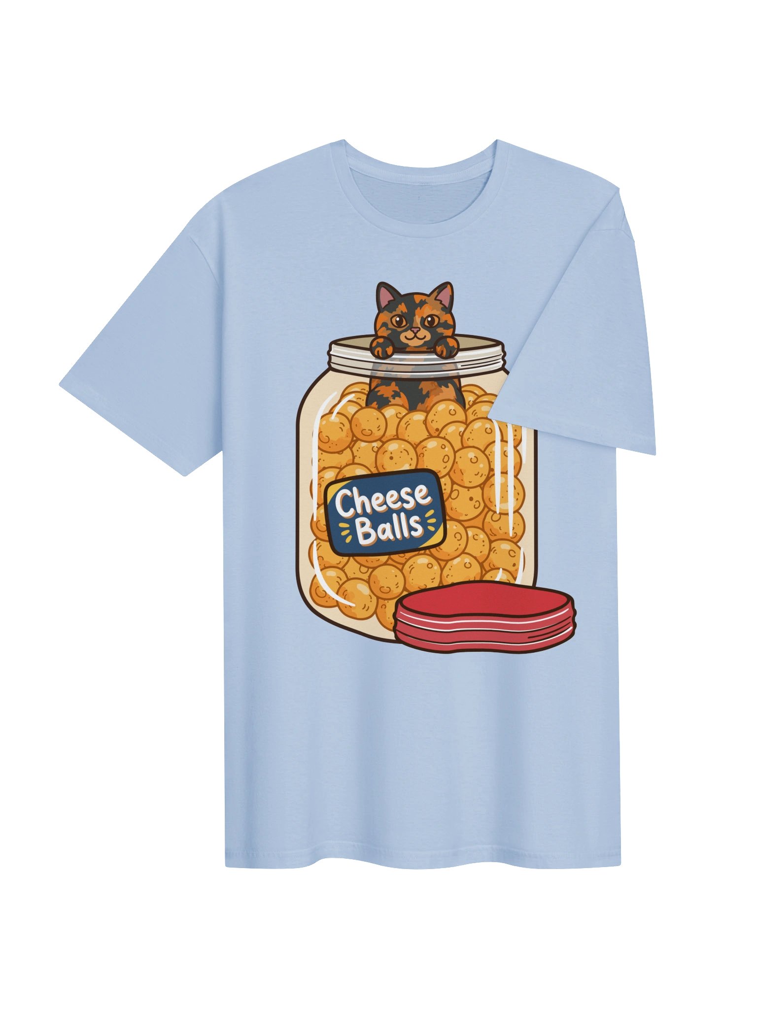 Cheese Balls Tortie Tee product image (5)