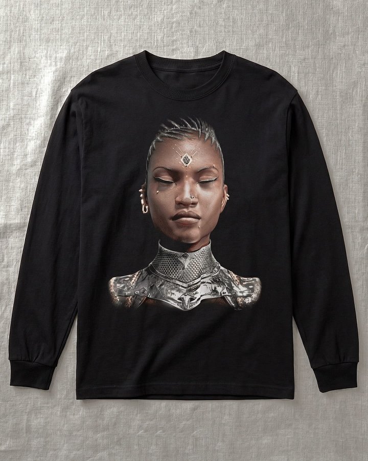 Queen Amanikhatashan · Comfort Colors Garment-Dyed Long Sleeve T-Shirt product image (1)