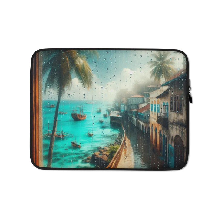Tropical Rain Laptop Sleeve | AI Design product image (1)