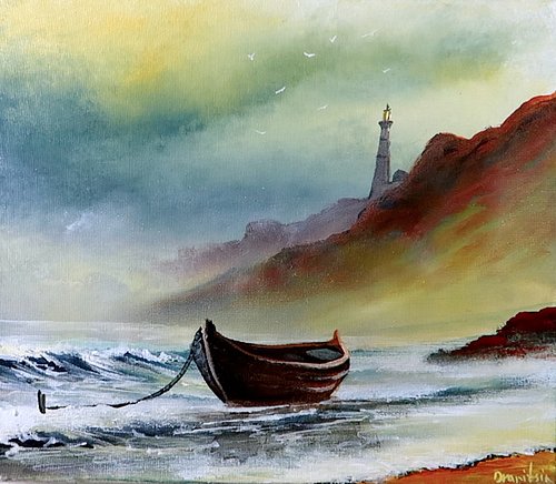 Harbor Sunrise | Step‑by‑Step Acrylic | Seascape Painting | Oval Brush Art

Discover the beauty of dawn by the sea with 