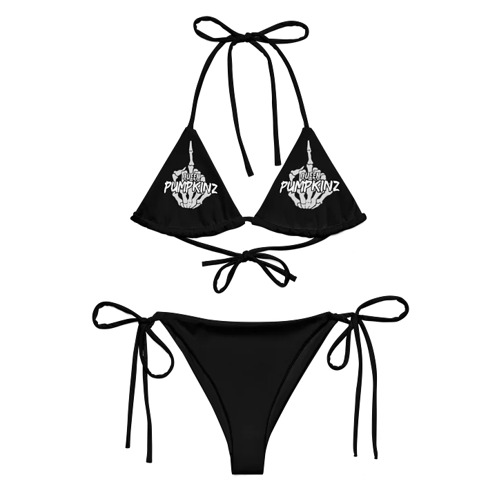 QUEEN PUMPKINZ Mirror Skull-Finger String Bikini product image (2)