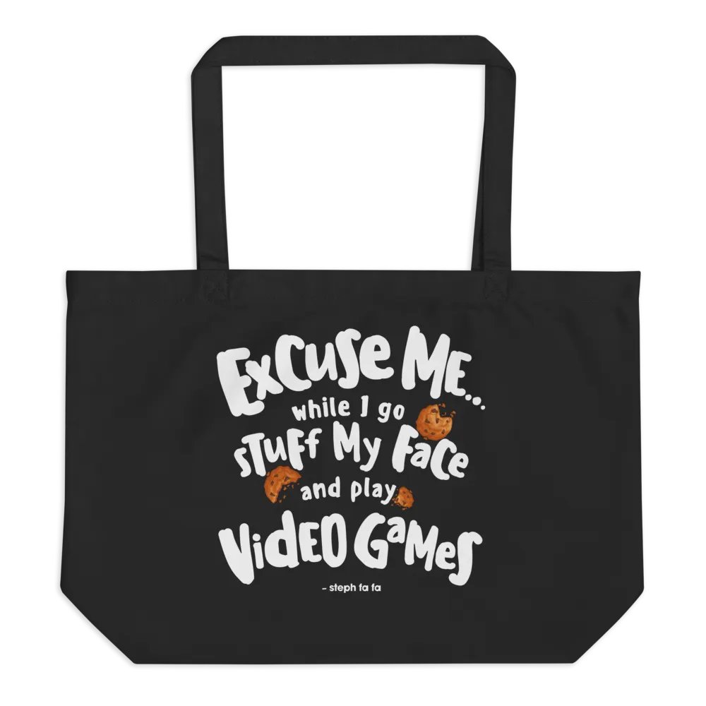 Steph fa fa Stuff my Face Eco Tote product image (1)