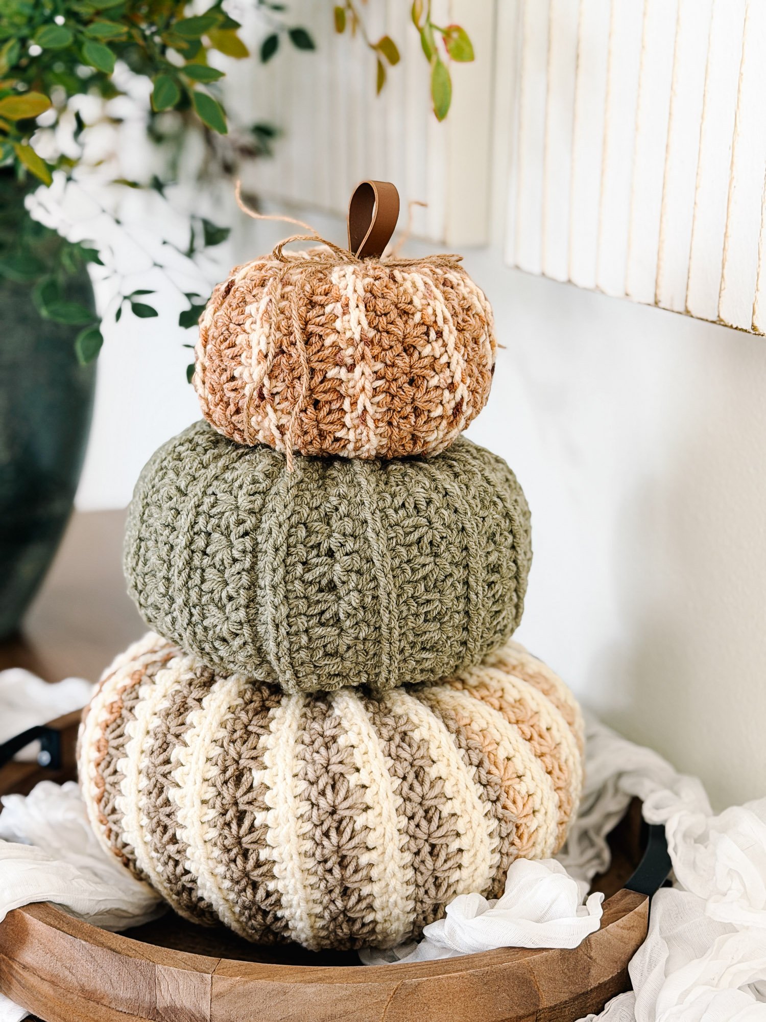 Petal Loop Stitch Crochet Pumpkin Trio Pattern product image (10)