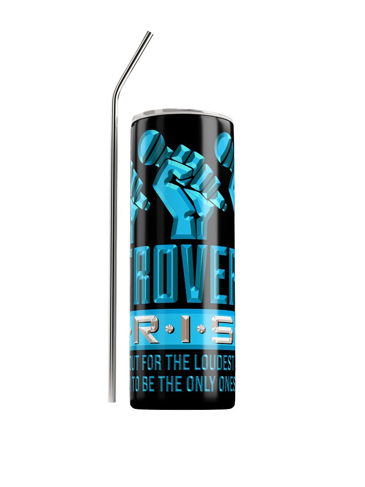 Introverts Arise, 20oz Tumbler, Baby Blue product image (1)