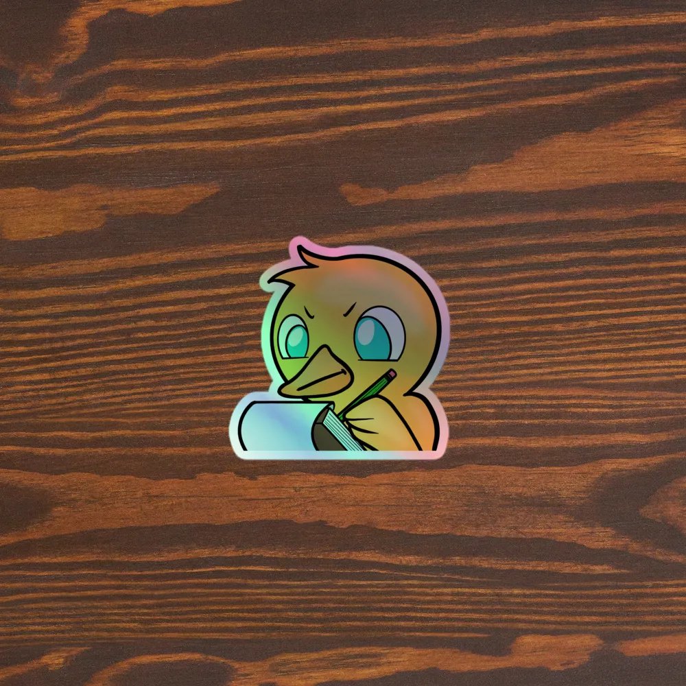Notes Holo Sticker product image (3)