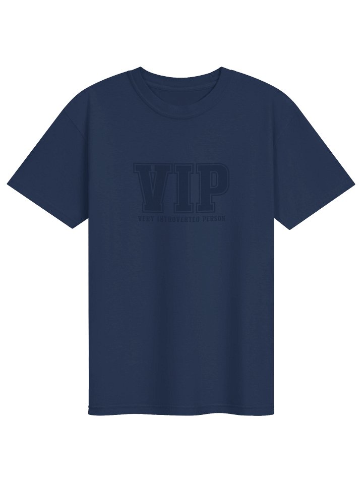 Very Introverted Person - VIP Printed True Navy T-Shirt product image (1)