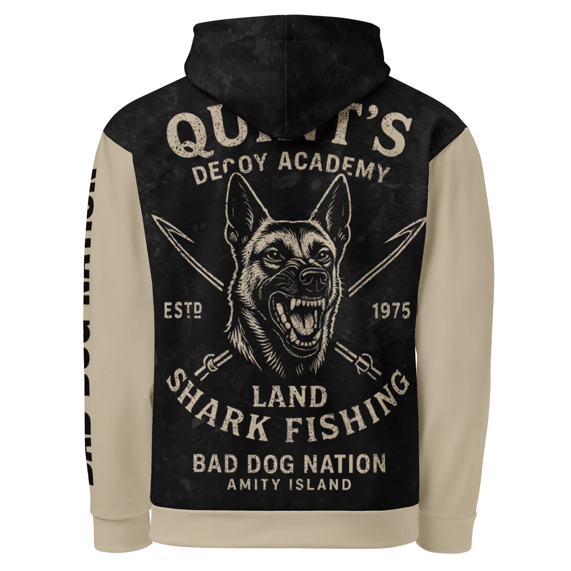 Quint's Land Shark Fishing - Premium Adult Unisex All Over Print Hoodie product image (1)