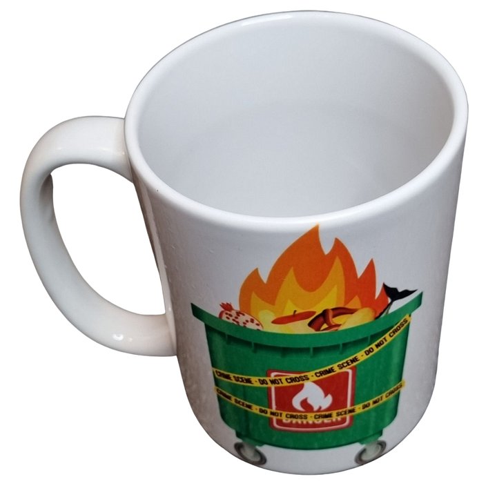 Dumpster Fire Army Mega-Mug product image (1)