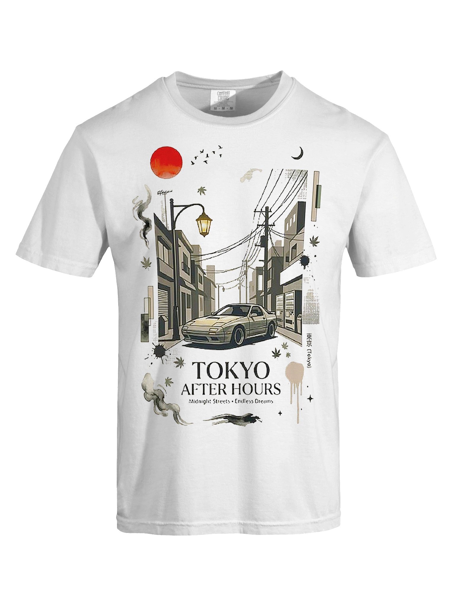 Tokyo After Hours Streetwear Tee | Vintage Japanese Graphic Tee product image (5)