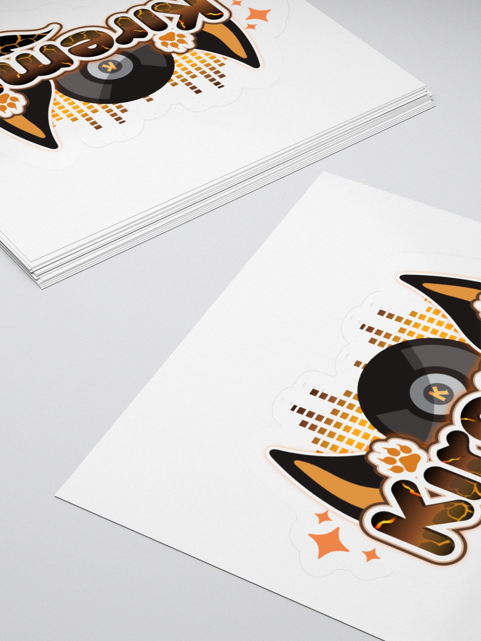 Lava Beats Kiss Cut Stickers product image (12)