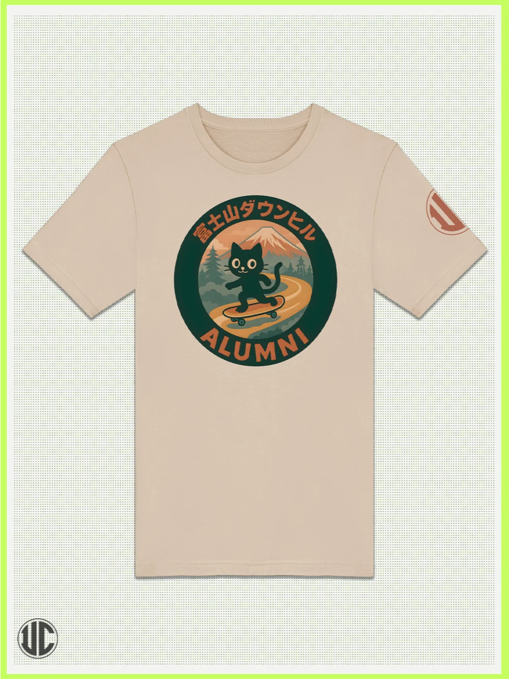 Mt. Fuji Downhill Alumni Skate T-Shirt – UnkoCon Original product image (1)