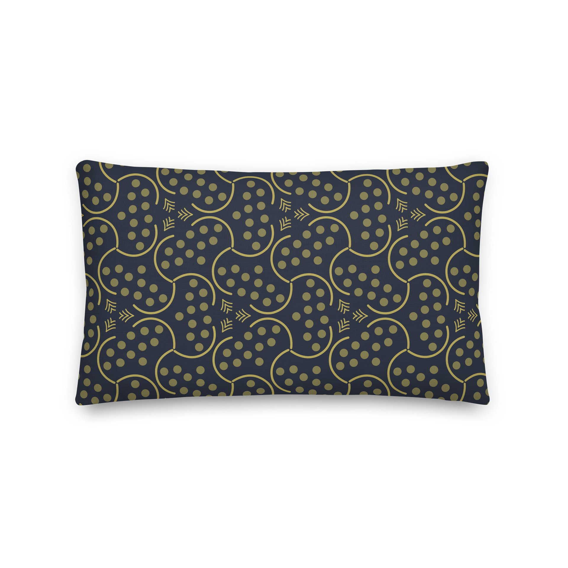 Fractal Fever 2 Geometric Accent Pillow - Modern Minimalist All-Over Print Home Decor product image (1)