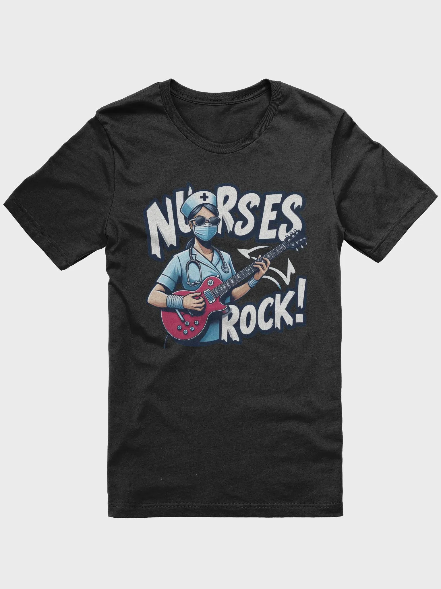 Rockstar Nurse Illustrated T-Shirt product image (8)