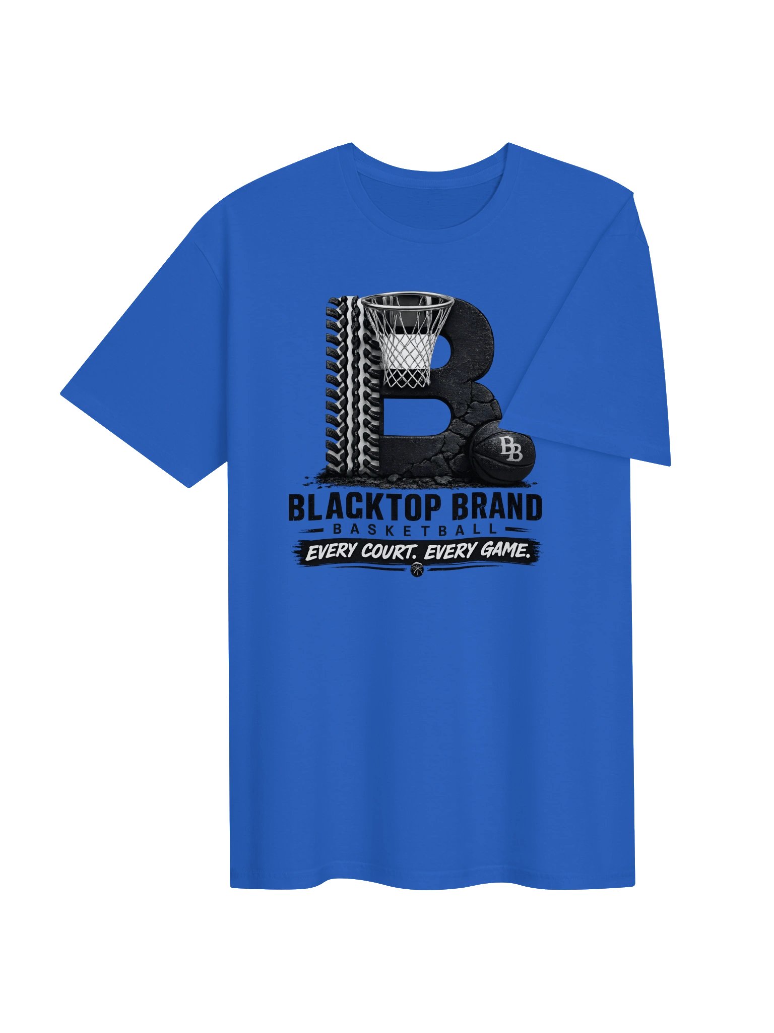 Blacktop Brand Basketball Logo Tee product image (4)