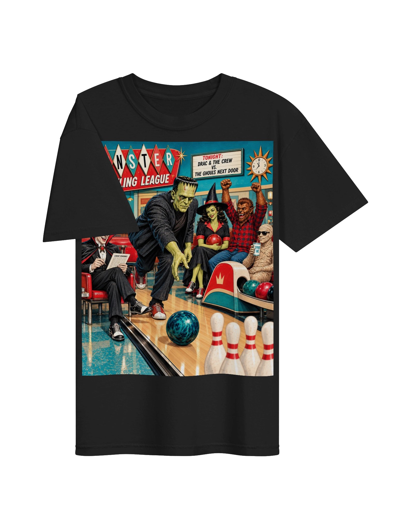 Monster Bowling League Tee product image (10)