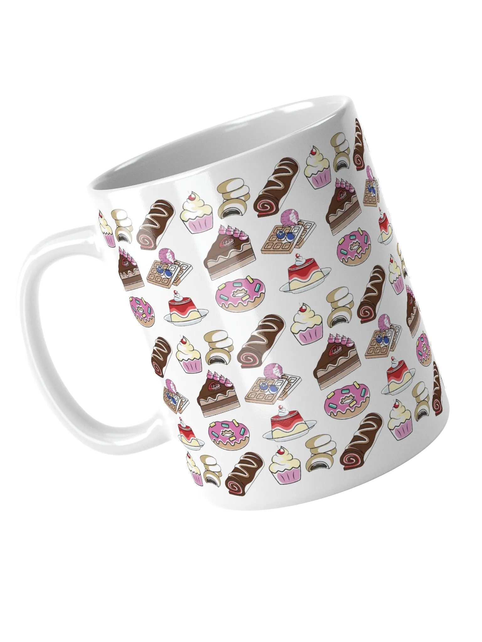 Sweets and Cakes pattern (Glossy Mug) product image (3)
