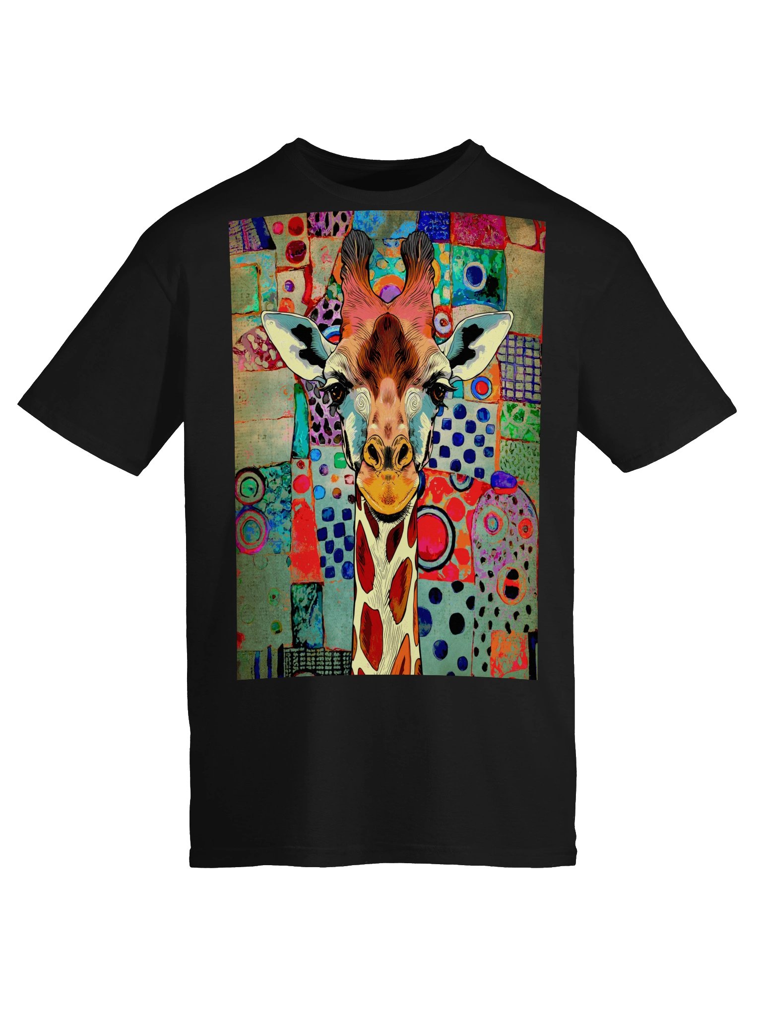 Mosaic Giraffe Graphic Tee product image (60)