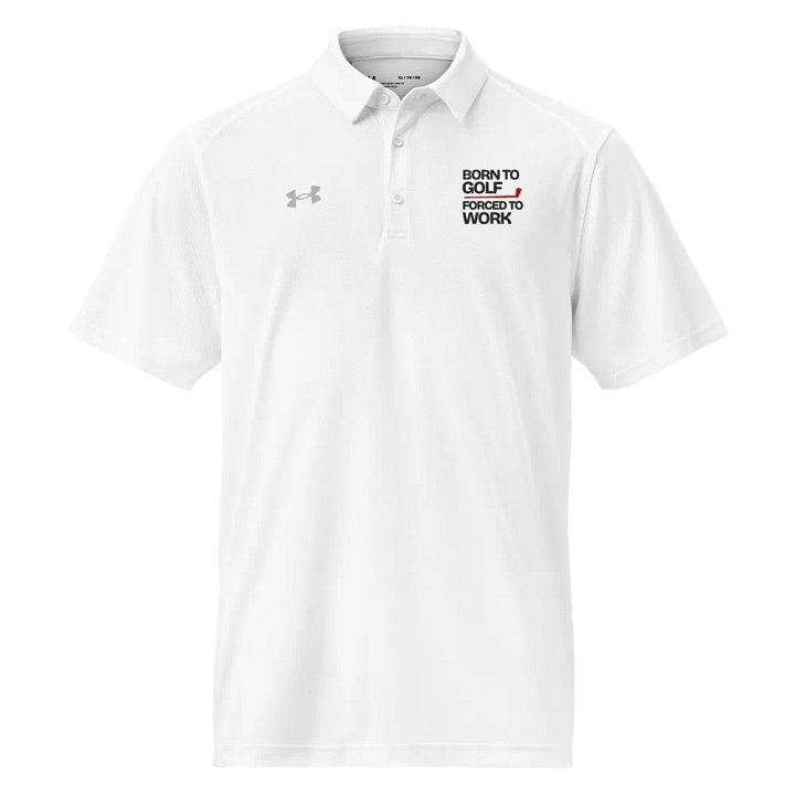 Born to Golf Men's White Polo Shirt product image (1)
