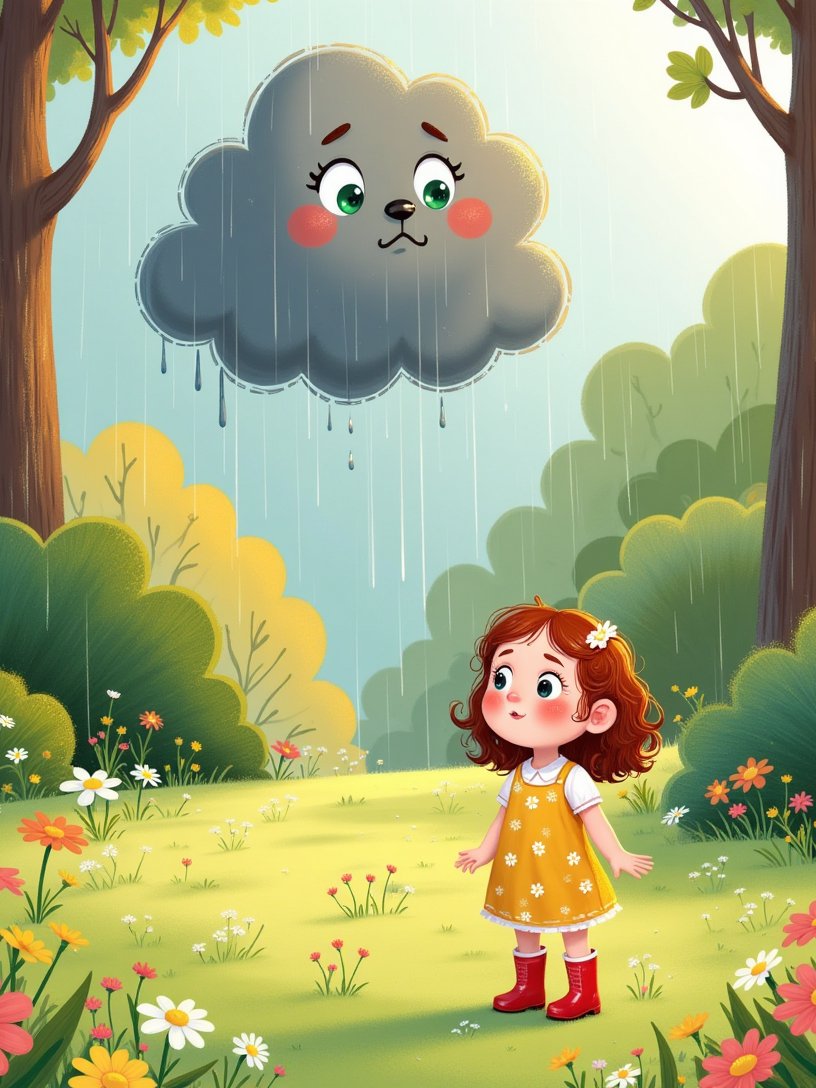 Kids Storybook | Talia and the Cloud That Cried | Video + PDF Together | Instant Digital Download product image (3)
