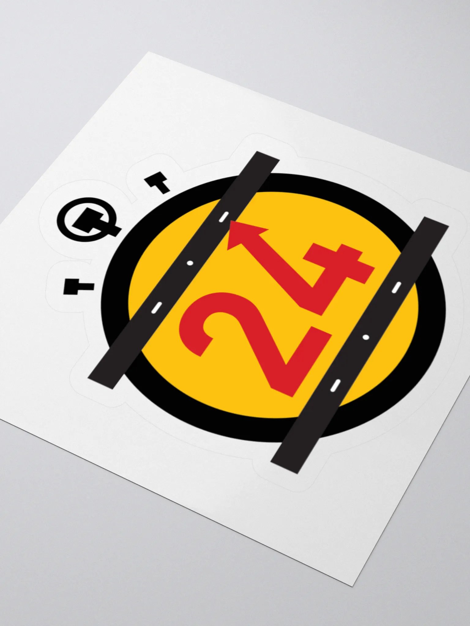 24 HOURS Logo Sticker product image (8)