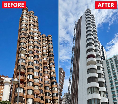 I’ve always thought this was one of the strangest and ugliest buildings in Benidorm. 😂🙈

It’s currently undergoing a major fa...