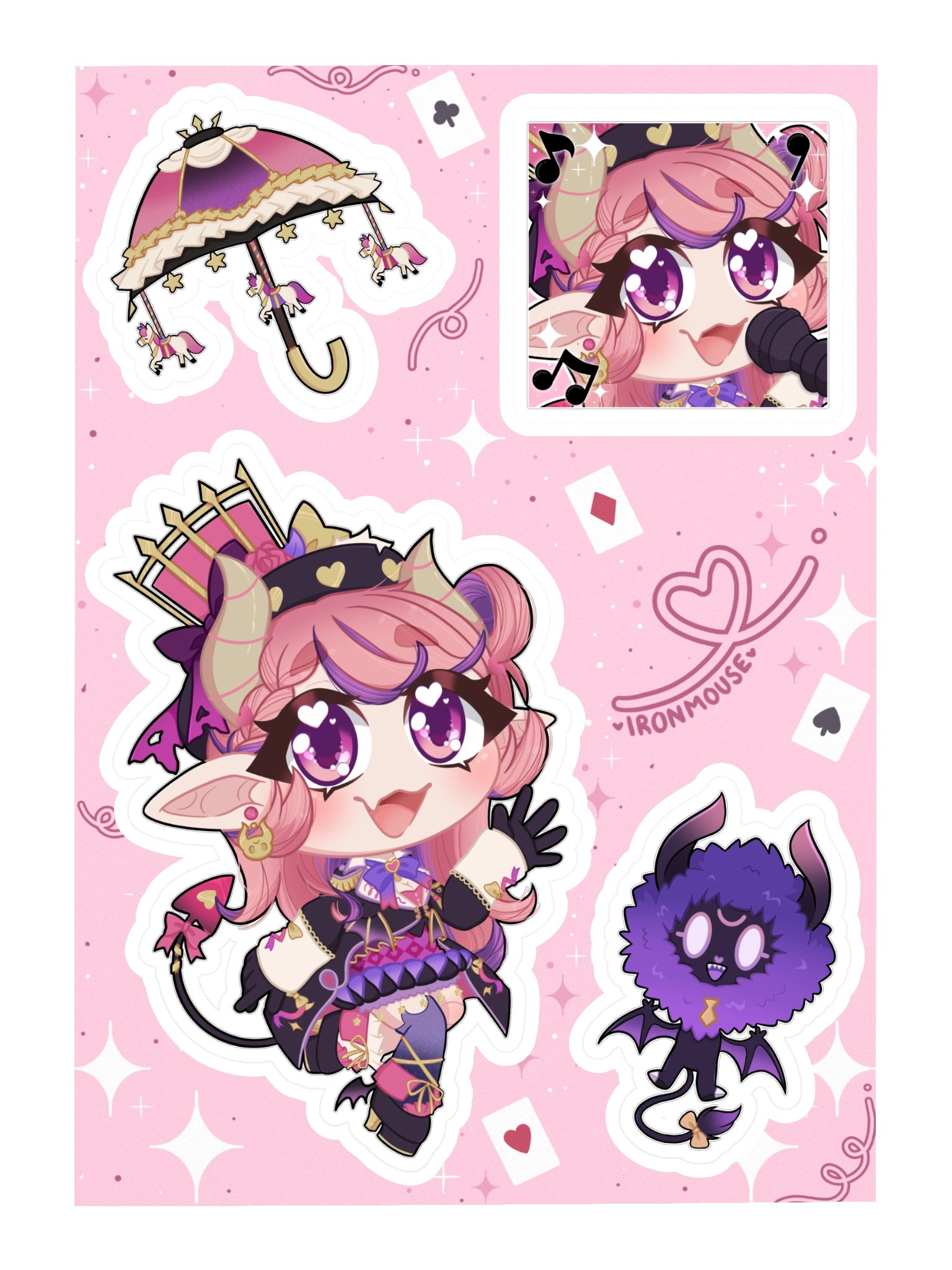 Ironmouse Sticker Sheet product image (3)