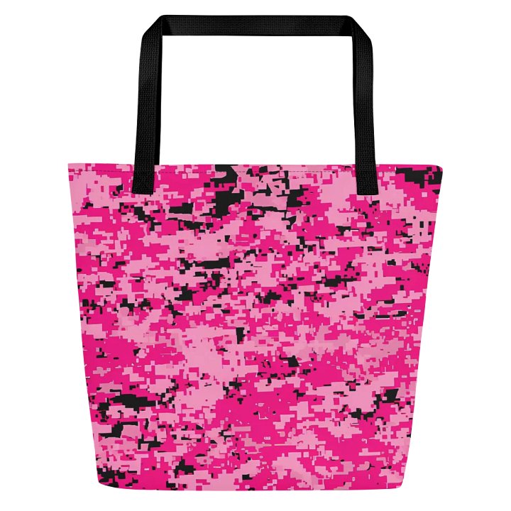 Pixel Chaos Custom Tote Bag product image (1)