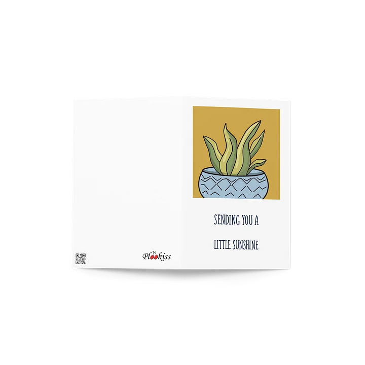 The Aloe Vera Design - Send a little sunshine and a whole lot of chill! Greeting Card product image (2)