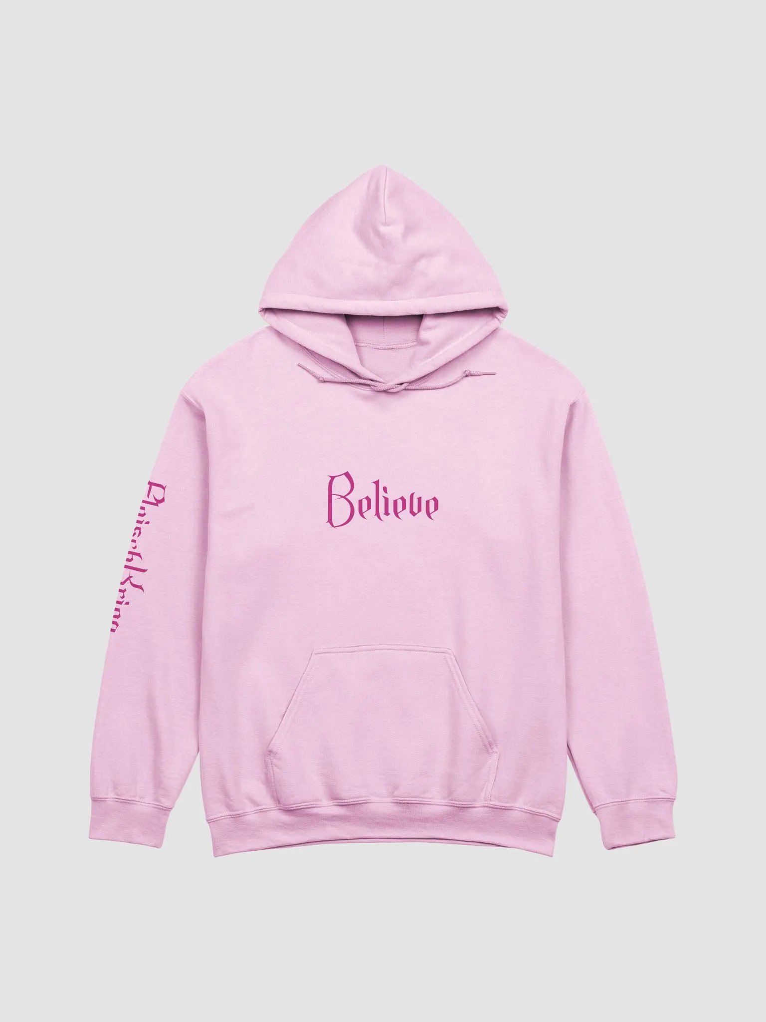 Gnomes "Believe" Pink Power Hoodie product image (1)