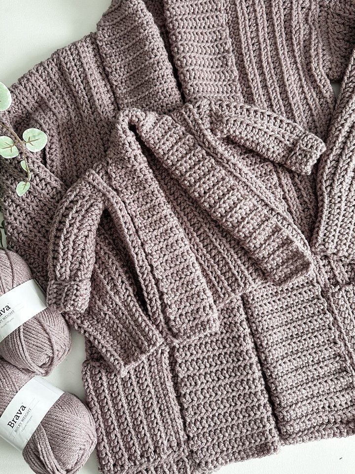 Cuddly As A Cloud Cardigan Crochet Pattern product image (2)